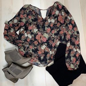 Unbranded Floral Print Top